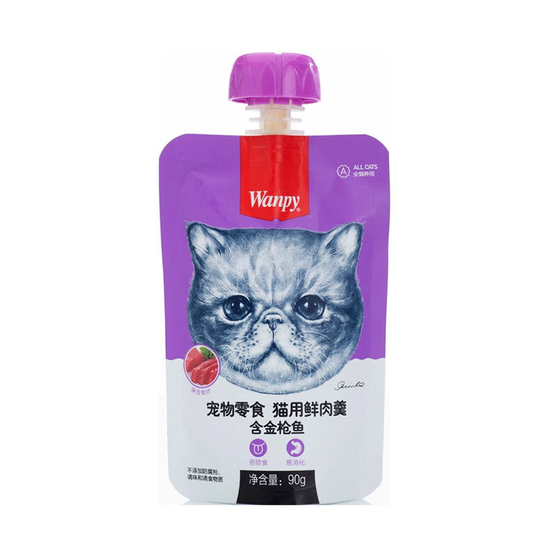 پودینگ گربه ونپی مدل ماهی‌ تن وزن ۹۰ گرم