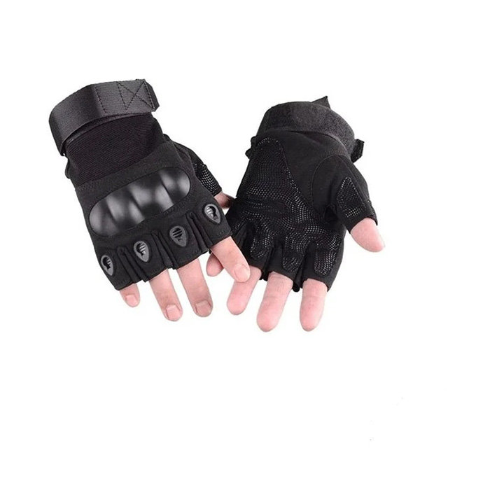 دستکش نیم پنجه مدل تاکتیکال سایز XL